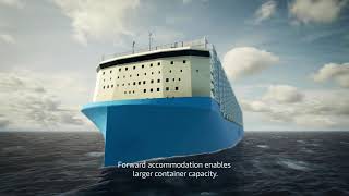 Maersk  Next Generation of Maersk Container Vessels Designed for Green Methanol [upl. by Aurore960]