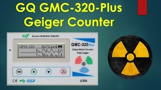 GQ GMC230 Plus Geiger Counter and Uranium Ore [upl. by Amara]