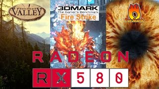 RGB Radeon RX 580 Benchmark quotFire Strikequot quotUnigine Valleyquot quot3D Markquot quotFurMarkquot Temperature Test [upl. by Stavros]