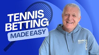 WINNING AT TENNIS BETTING IS EASY PRO GAMBLER EXPLAINS HOW [upl. by Imar]