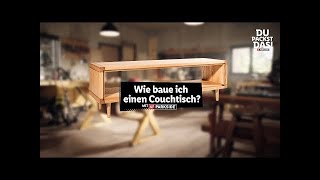 Couchtisch selber bauen  DIY Couchtisch [upl. by Henning83]