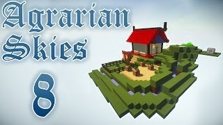 Minecraft FTB Agrarian Skies 08  Smeltery готова [upl. by Drake]