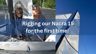 Rigging our new Nacra 15 [upl. by Auroora]