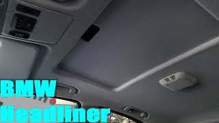 E39 BMW Headliner ReWrap Part 4 of 4 [upl. by Saideman]