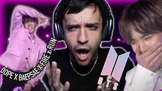 BTS BRINGING THE HYPE  DOPE​BAEPSAE​FIRERUN​ LIVE REACTION [upl. by Anahs]