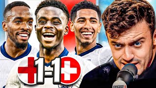 ENGLAND BEAT SWITZERLAND ON PENS REACTION [upl. by Oilegor]