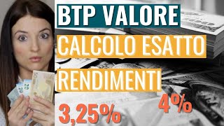 BTP VALORE Rendimenti Stellari Conviene Quanto paga di cedola Quello che non ti dicono File [upl. by Orapma373]