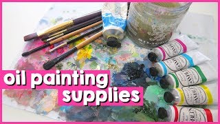 MY ESSENTIAL OIL PAINTING SUPPLIES [upl. by Jeanette]