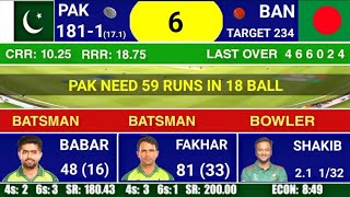 🔴 Pakistan vs Bangladesh 1st T20 Match 2024  Pak vs Ban Watch 1st T20 Today Score Commentary [upl. by Hodge]