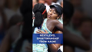 Naomi Osaka comforts Coco Gauff 🥲 [upl. by Odnaloy715]