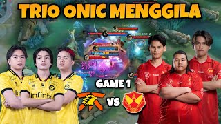 AKHIRNYA ONIC TAU CARA MENCOUNTER SRG  ONIC VS SRG ESL SNAPDRAGON GAME 1 [upl. by Constantin]