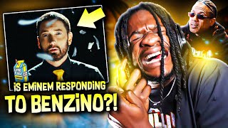 EMINEM RESPONDING TO BENZINO quotDoomsday 2quot Directed by Cole Bennett REACTION [upl. by Animrac]