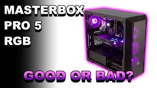 COOLER MASTER MASTERBOX PRO 5 RGB GOOD CASE FOR 2018 [upl. by Maiah]