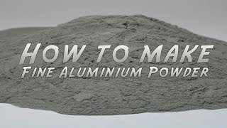 How to make fine Aluminium Powder [upl. by Aloeda]