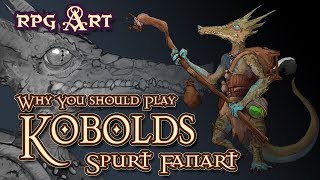 Why you should Play Kobolds  Spurt the Kobold Critical role Fanart RPG art [upl. by Acinorev]