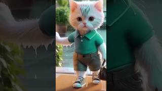 cute 🥰 cat catshortsmusic youtubeshorts [upl. by Ansel]