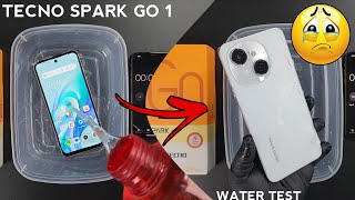 Tecno Spark Go 1 Water Test 💧💦 Spark GO 1 Actually iP54 Waterproof or Not🤔 [upl. by Sivat]