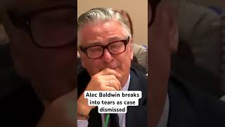 Alec Baldwin breaks into tears as case dismissed [upl. by Hibben]