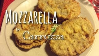 Mozzarella in carrozza  versione IMPASTELLATA e FRITTA [upl. by Haon]