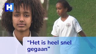 Van voetballen in de kelder tot de Johan Cruijff Arena de droom van Ajaxtalent Lily Yohannes 16 [upl. by Neehs]