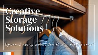 Creative Storage Solutions Space Saving Ideas for Every Apartment [upl. by Dasi115]