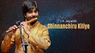 Chinnanchiru Kiliye Kannamma  JA Jayanth  Ragamalika  Subramania Bharati  Carnatic Flute Music [upl. by Adnahsat620]