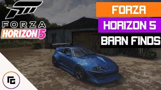 Forza Horizon 5  ALL barn finds Complete guide how to find tutorial [upl. by Nelehyram]