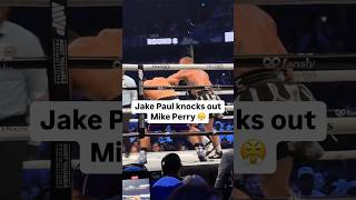 Jake Paul Knocks Out Mike Perry 😱 [upl. by Diva]