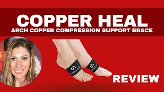 COPPER HEAL Arch Copper Compression Support Brace REVIEW [upl. by Reviere]