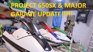 MAJOR GARAGE UPDATE PLUS PROJECT 650SX IS ALMOST DONE [upl. by Paton]