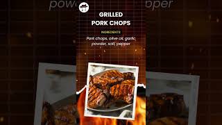 Grilled Pork Chops on a Pellet Grill pelletgrill [upl. by Anerb]