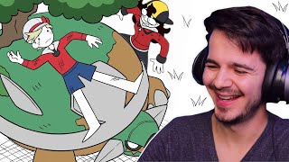 Poketuber Reacts to Jaiden Animations quotI Attempted a Two Player Nuzlockequot ft Alpharad [upl. by Suivatal508]