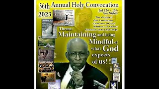 THE ORIGINAL OLD LANDMARK CHURCHES OF GOD HOLINESS IN CHRIST CONVOCATION [upl. by Zenia]