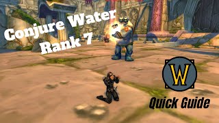 EASY Guide Mage Water Rank 7  Classic WoW Dire Maul [upl. by Adiarf606]