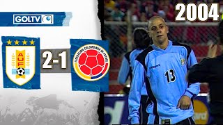 GOLAZO CELESTE  Uruguay 21 Colombia  Copa America 2004 [upl. by Adina]