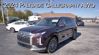 New Sierra Burgundy 2024 Hyundai Palisade Calligraphy at Hyundai of Cookeville [upl. by Mosera]