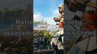 Nationality Of Every Assassin In Assassins Creed assassinscreed shorts epiccontent [upl. by Htial]