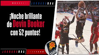 Devin Booker estuvo imparable para llevar al triunfo a los Suns [upl. by Matilde492]