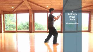 Tai Chi Form 3  Rollback Press Push [upl. by Merceer]