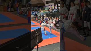 This Jodan Mawashi Geri 🤯💯🥋 karate kumite wkf shorts fyp [upl. by Stilla]