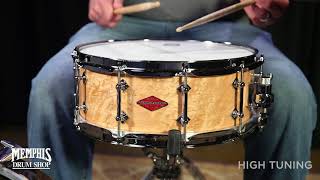 Craviotto 14x55 Private Reserve Birdseye Maple Snare Drum [upl. by Adiuqram304]