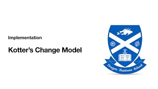 What is Kotter’s EightStage Change Model  Strategic Management [upl. by Thompson]