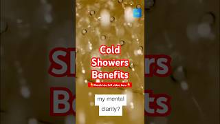 Cold Shower Benefits Elevate Your Focus shorts coldshowers [upl. by Atronna183]