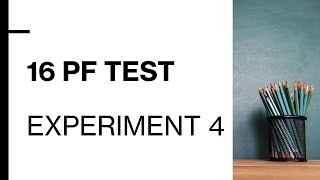 16 PF TEST IGNOU Practical exam Psychology PG first year [upl. by Yelrak]