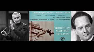 Martinu quotViolin Concerto No 2quot Bruno Belcik [upl. by Relyuhcs]