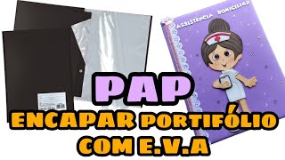 PAP como encapar pasta catálogo com EVA  Erikartes [upl. by Alejandro582]