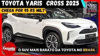 🚨💥TOYOTA YARIS CROSS CHEGA PARA DESTRUIR VOLKSWAGEN TCROSS E HYUNDAI CRETA NO MERCADO DE SUVS 💥🚨 [upl. by Janus436]