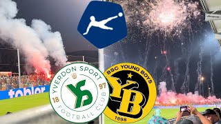 YverdonSport vs YB  Stadion Vlog  YB BLEIBT WEITERHIN SIEGLOS🫣 [upl. by Martelli]