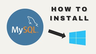 How to install MySQL on Windows [upl. by Svirad628]