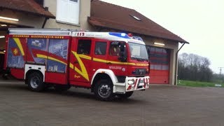 Feuerwehr Bischofsheim rückt aus  Lagerhallenbrand Personen im Gebäude Echtalarm Einsatz [upl. by Euhc]